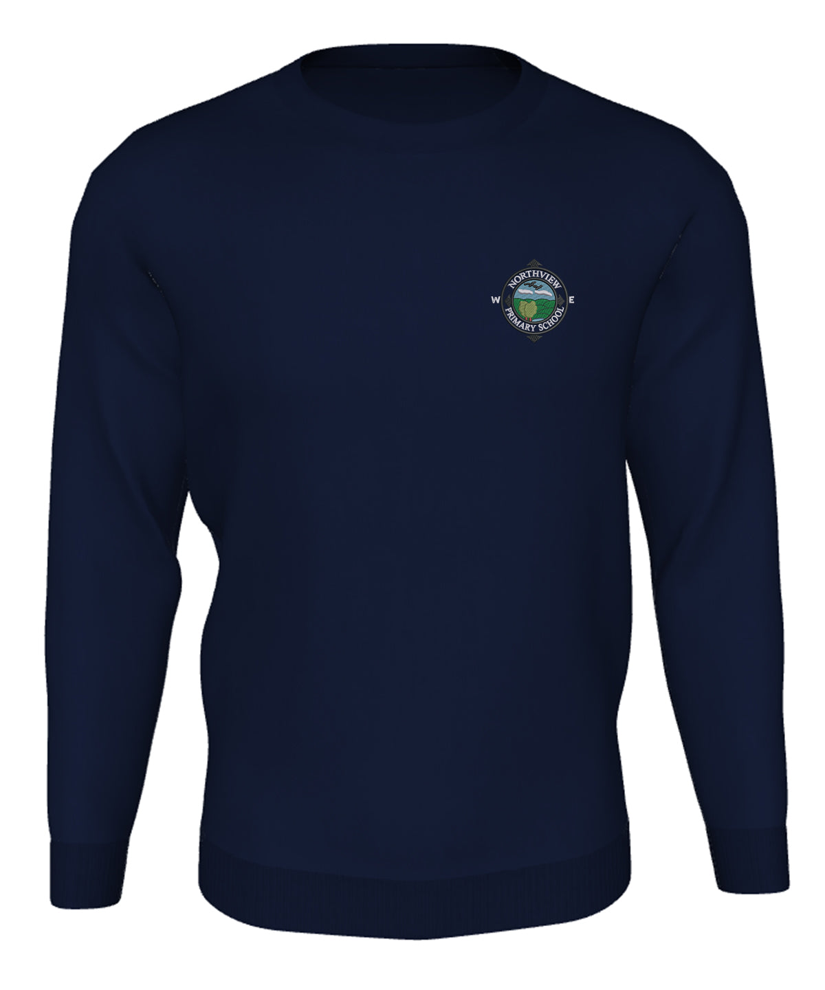 Northview Primary School - Navy - Crew Neck PE Sweatshirt – Earth Uniform