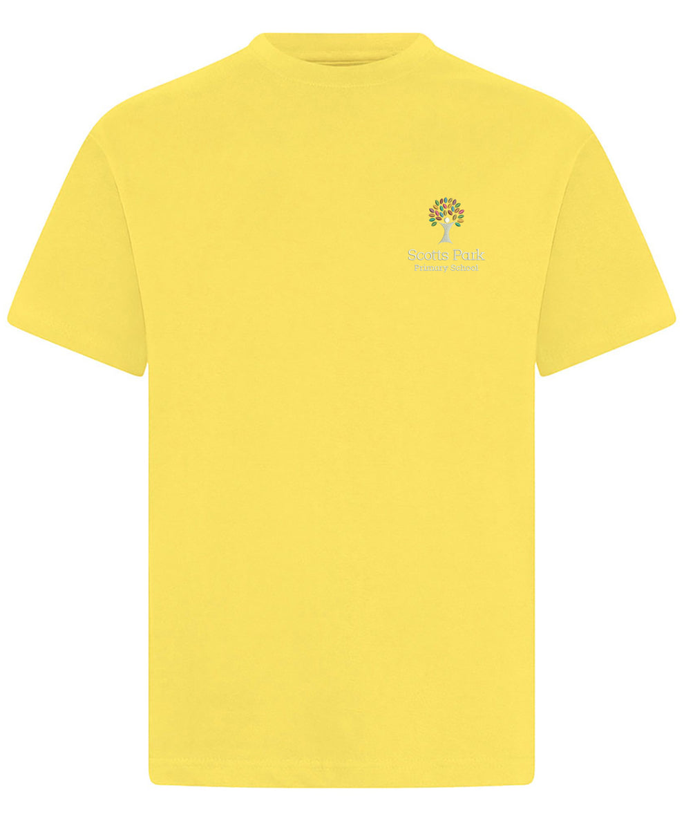 Scotts Park Primary School - Yellow T-Shirt – Earth Uniform