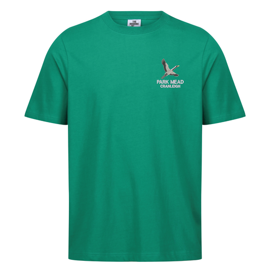 Park Mead Primary School - Unisex Cotton T-Shirt - Emerald