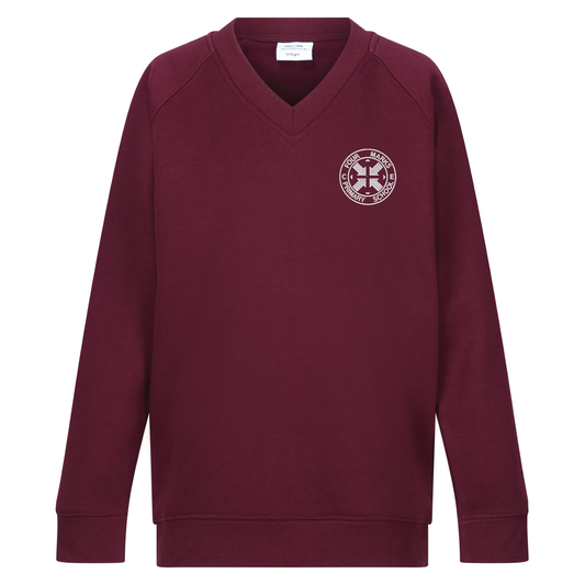 Four Marks Primary  School - V-Neck Sweatshirt