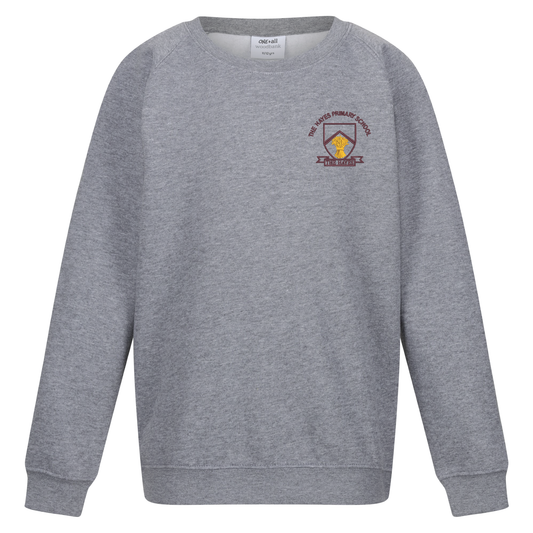 The Hayes Primary School - Grey - Crew Neck Sweatshirt