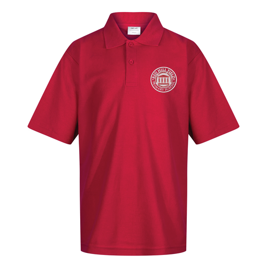 Red Hill Field Primary School - Red Polo Shirt