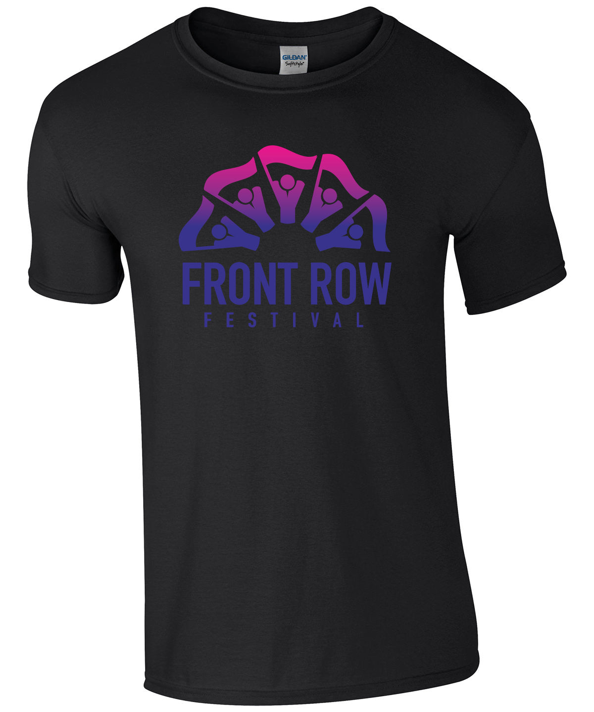Adult T-Shirt in black - Front Row Festival