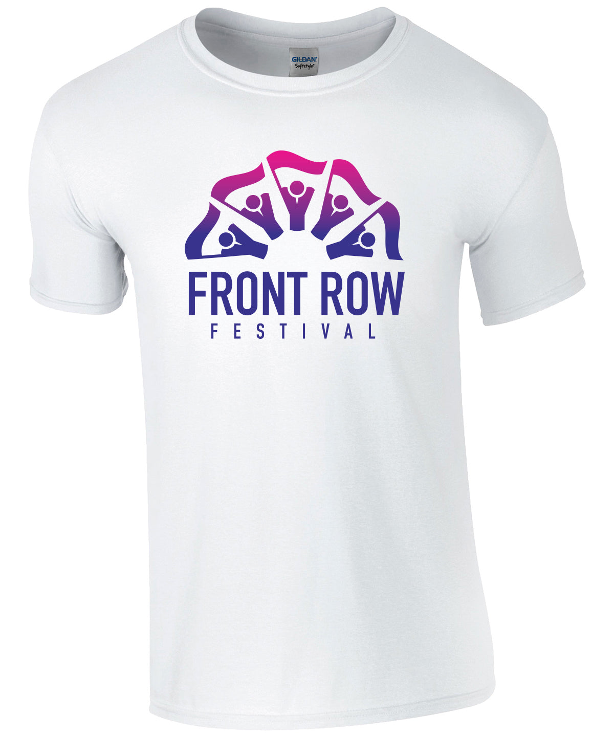Adult T-Shirt in white - Front Row Festival