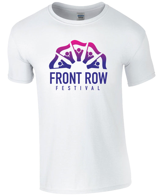 Children's T-Shirt in white - Front Row Festival