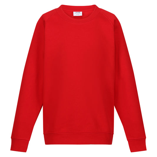 Red - Crew Neck Sweatshirt